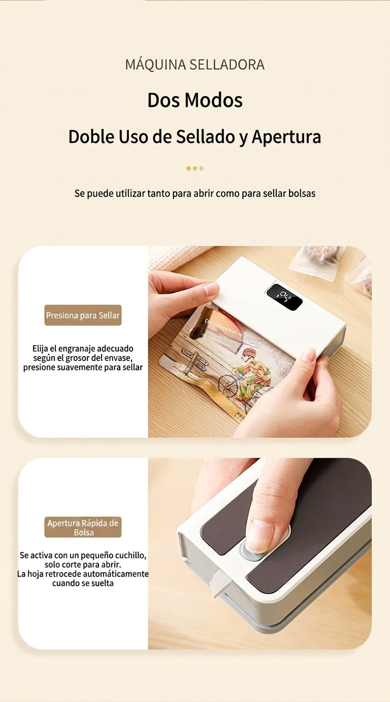 Sellador de Bolsas de Plástico
